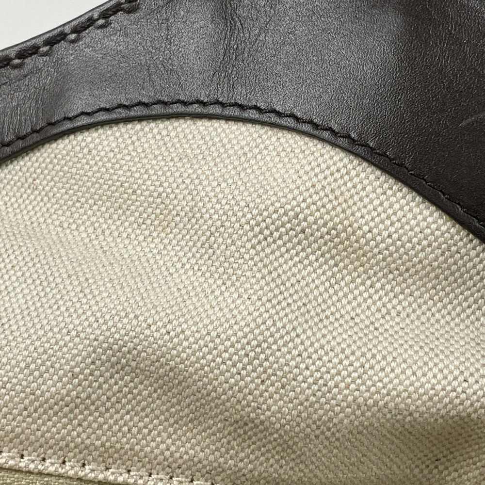 Gucci GG Sukey handbag tote bag tweed canvas brown - Picture 4 of 6
